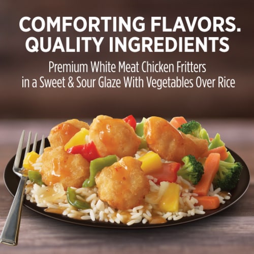 Marie Callender’S Sweet And Sour Chicken Frozen Meal Perspective: left