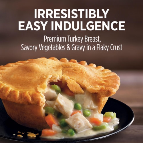 Marie Callender's Turkey Pot Pie Frozen Meal Perspective: left