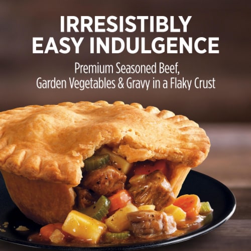 Marie Callender's Beef Pot Pie Frozen Meal Perspective: left