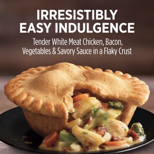 Marie Callender's Cheesy Chicken & Bacon Pot Pie Frozen Meal Perspective: left
