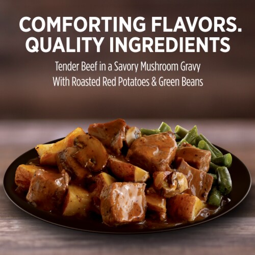 Marie Callender's Steak & Roasted Potatoes Frozen Meal Perspective: left