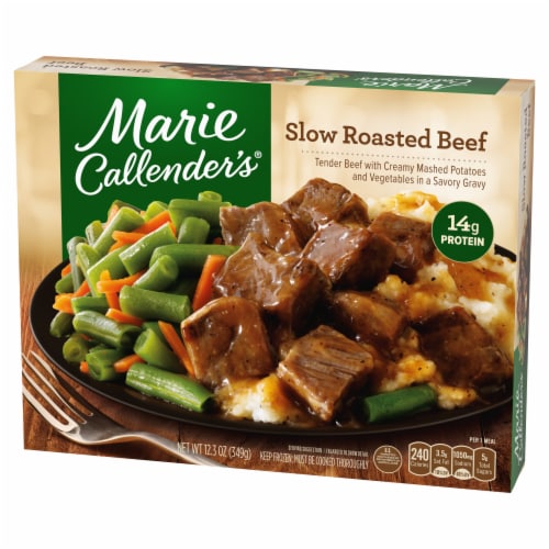 Marie Callender's Slow Roasted Beef Frozen Meal Perspective: left
