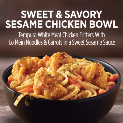 Marie Callender's Sweet And Savory Sesame Chicken Bowl Frozen Meal Perspective: left