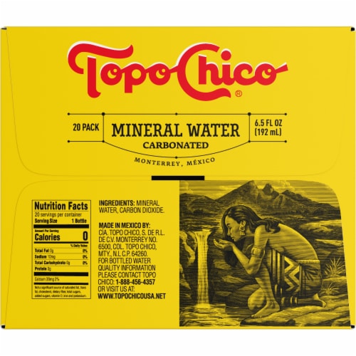 Topo Chico Mineral Water Perspective: left