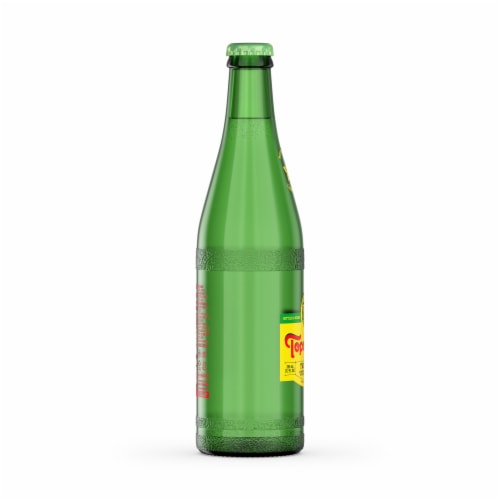 Topo Chico Mineral Twist of Lime Flavored Sparkling Bottled Water Perspective: left