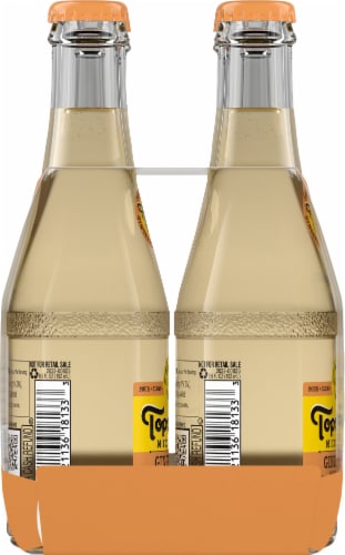 Topo Chico Mixer™ Ginger Beer Glass Bottles Perspective: left