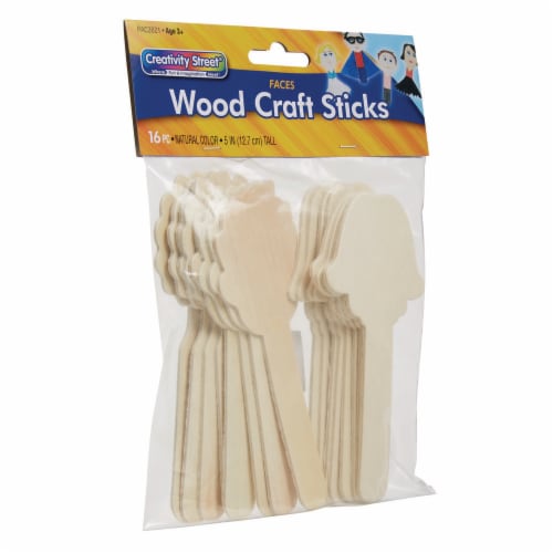 Creativity Street® Craft Sticks Fun Faces Perspective: left