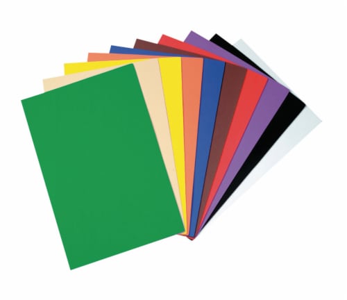 Creativity Street® WonderFoam® Assorted Colors 9 In x 12 In Sheets Perspective: left