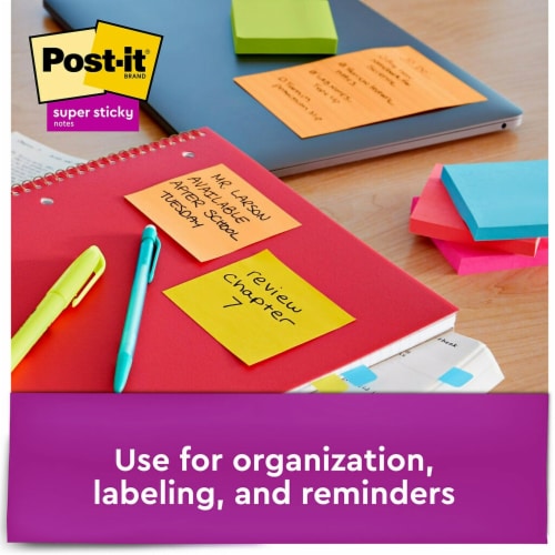 Post-it® Super Sticky Notes Rio de Janeiro Collection Pack Perspective: left