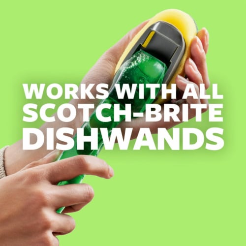 Scotch-Brite™ Heavy Duty Dishwand Refills Perspective: left
