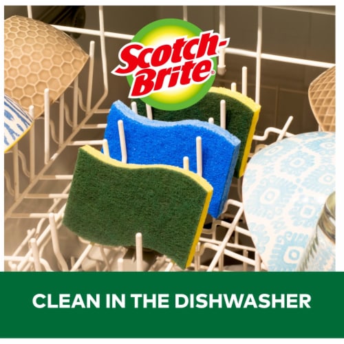 Scotch-Brite® Heavy Duty Scrub Sponges Perspective: left