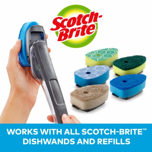 Scotch-Brite™ Non-Scratch Dishwand Refills Perspective: left