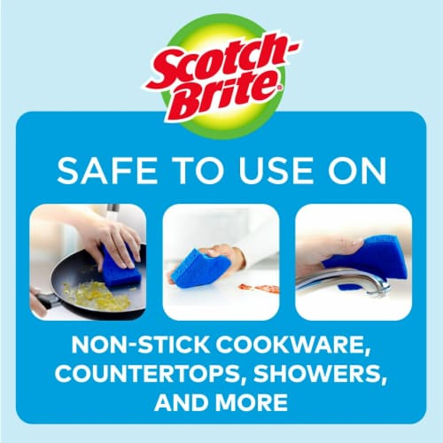 Scotch-Brite® Non-Scratch Scrub Sponge Perspective: left