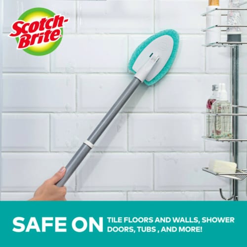 Scotch-Brite™ Non-Scratch Extendable Tub & Tile Scrubber Perspective: left