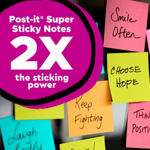 Post-it® Rio de Janeiro Collection Lined Super Sticky Notes - 4 Pack Perspective: left