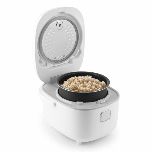Aroma Housewares 8-Cup Induction Rice Cooker & Multicooker - White Perspective: left