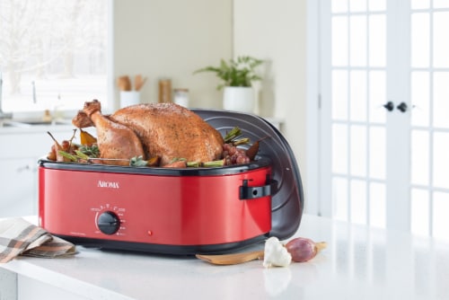Aroma® 18qt Roast Oven Perspective: left