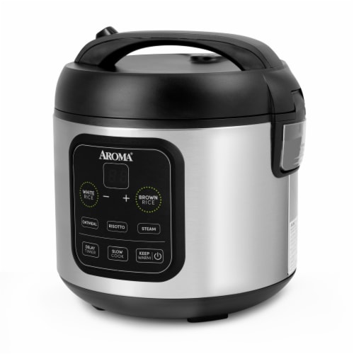 Aroma® 8-Cup Digital Rice & Grain Cooker Perspective: left