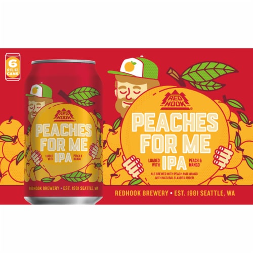 Redhook Peaches for Me IPA Perspective: left