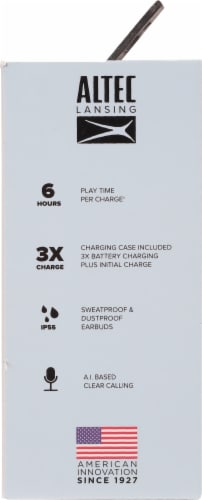 Altec Lansing Nano Earbuds Perspective: left