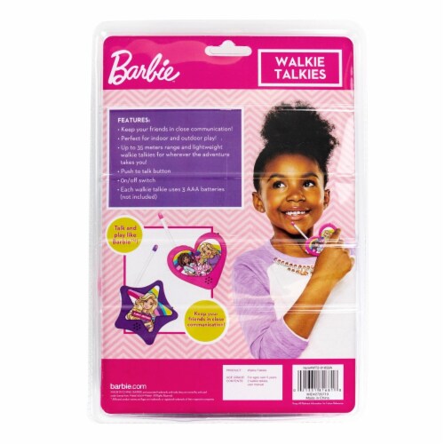 Barbie 2-Piece Kids Walkie Talkie, 1 unit - Kroger