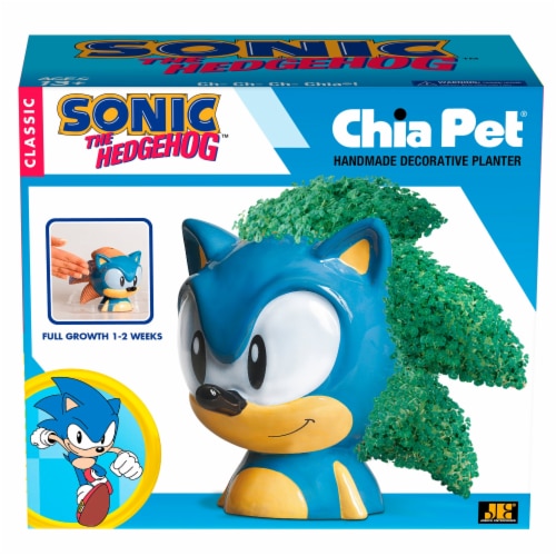 Chia Pet Sonic the Hedgehog Chia Pet Perspective: left