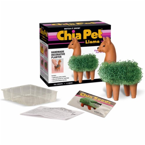 Chia Pet Planter - Llama Perspective: left