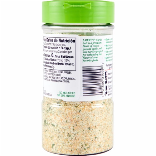 Lawry's® Garlic Salt with Parsley Perspective: left
