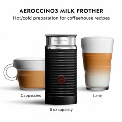 Nespresso Breville Vertuo Coffee & Espresso Machine Bundle - Black/Chrome Perspective: left