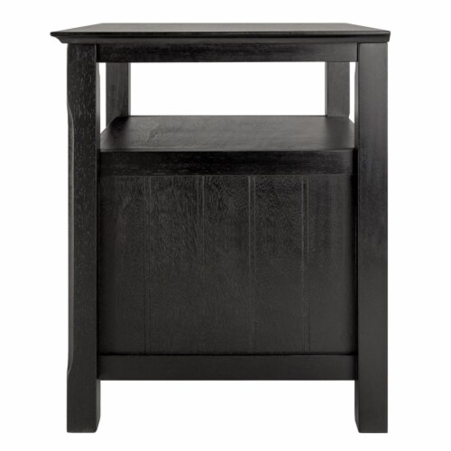 Winsome Trading Timber Side Table Black Each (20920WTI) Perspective: left