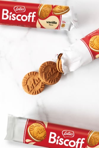 Lotus Biscoff® Vanilla Sandwich Cookies, 15 ct / 5.29 oz - Ralphs