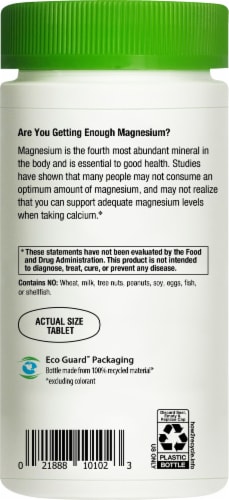 Rainbow Light Magnesium Calcium+ Tablets Perspective: left