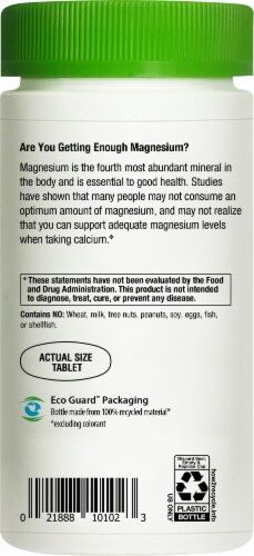 Rainbow Light Magnesium Calcium+ Tablets Perspective: left
