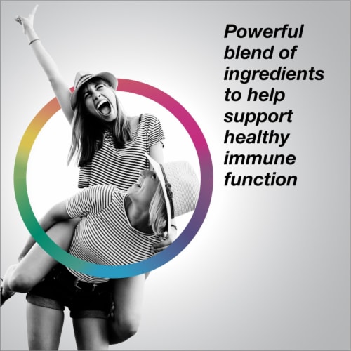 Rainbow Light Counter Attack Immune Support Supplement Perspective: left