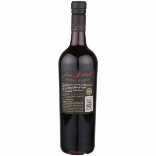 James Mitchell Estate Grown Cabernet Sauvignon California Red Wine Perspective: left