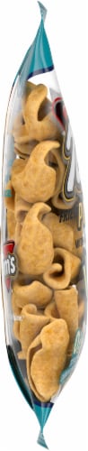 Tom's Fried Vinegar & Salt Pork Rind Snacks Perspective: left