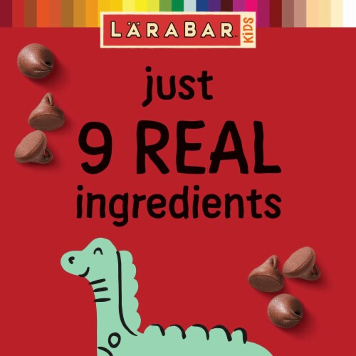 Larabar Kids Chocolate Brownie Gluten Free Bars Perspective: left