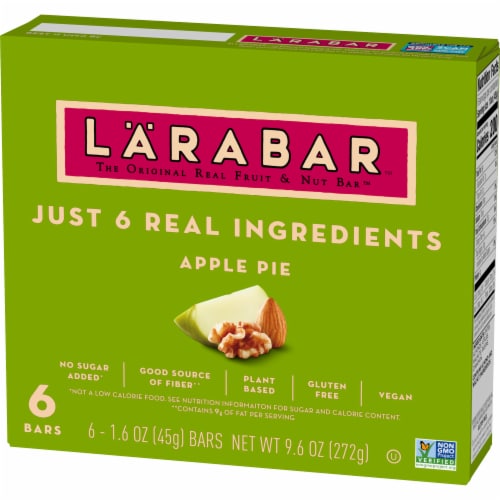 Larabar Apple Pie Fruit and Nut Bars Perspective: left