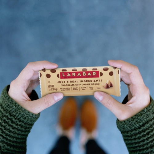 Larabar Chocolate Chip Cookie Dough Fruit and Nut Bars Perspective: left