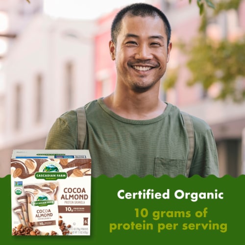 Cascadian Farm™ Organic Cocoa Almond Protein Granola Perspective: left