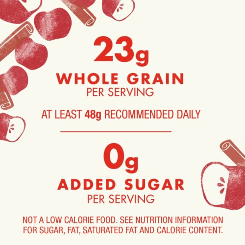 Cascadian Farm Organic® No Added Sugar Cinnamon Apple Granola Perspective: left