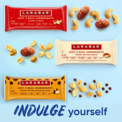 Larabar Variety Pack Gluten Free Vegan Fruit & Nut Bars Perspective: left