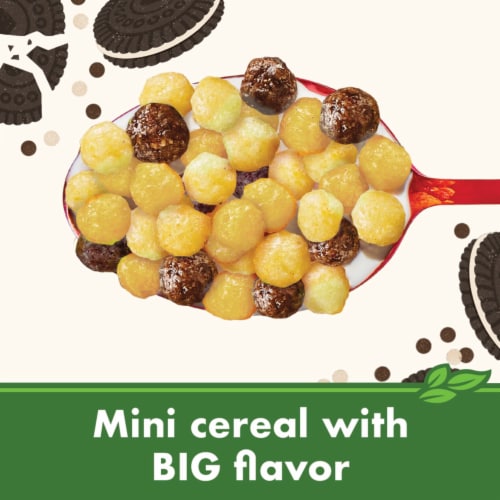 Cascadian Farm Organic Mini Cookies ‘n’ Creme Cereal Perspective: left