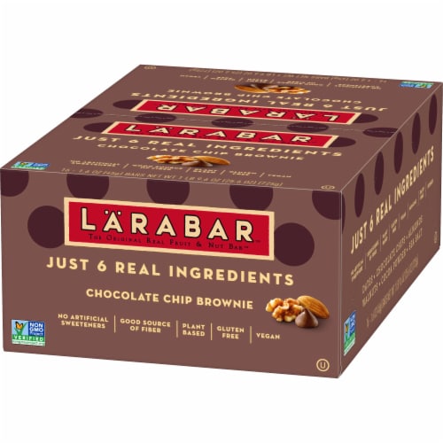 Larabar Chocolate Chip Brownie Fruit & Nut Bars Perspective: left