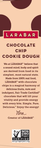 Larabar Chocolate Chip Cookie Dough Fruit and Nut Bars Perspective: left