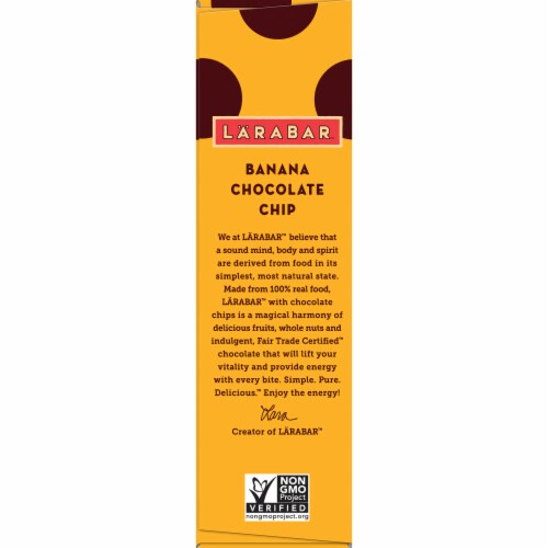 Larabar™ Banana Chocolate Chip Fruit & Nut Bars Perspective: left