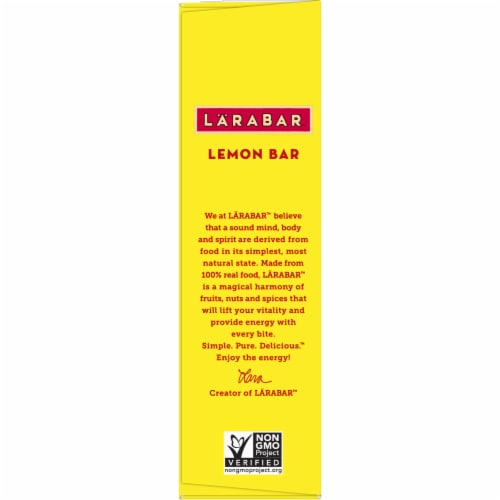 Larabar™ Lemon Bar Fruit & Nut Bars Perspective: left