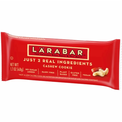 Larabar™ Cashew Cookie Fruit & Nut Bar Perspective: left