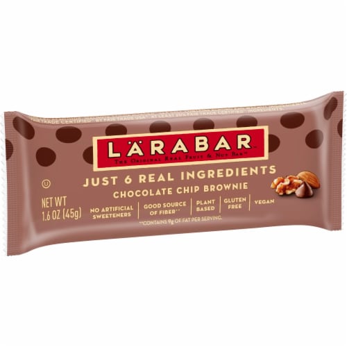 Larabar™ Chocolate Chip Brownie Fruit & Nut Bar Perspective: left
