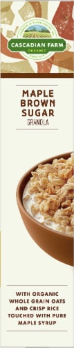 Cascadian Farm Organic® Maple Brown Sugar Granola Perspective: left